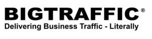 BigTraffic logo, Delivering Business Traffic Literally